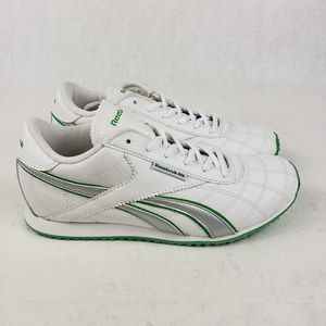 Reebok Sneakers White Green Women’s Walking Shoes Size 8 RB 504 WFC 1-143871